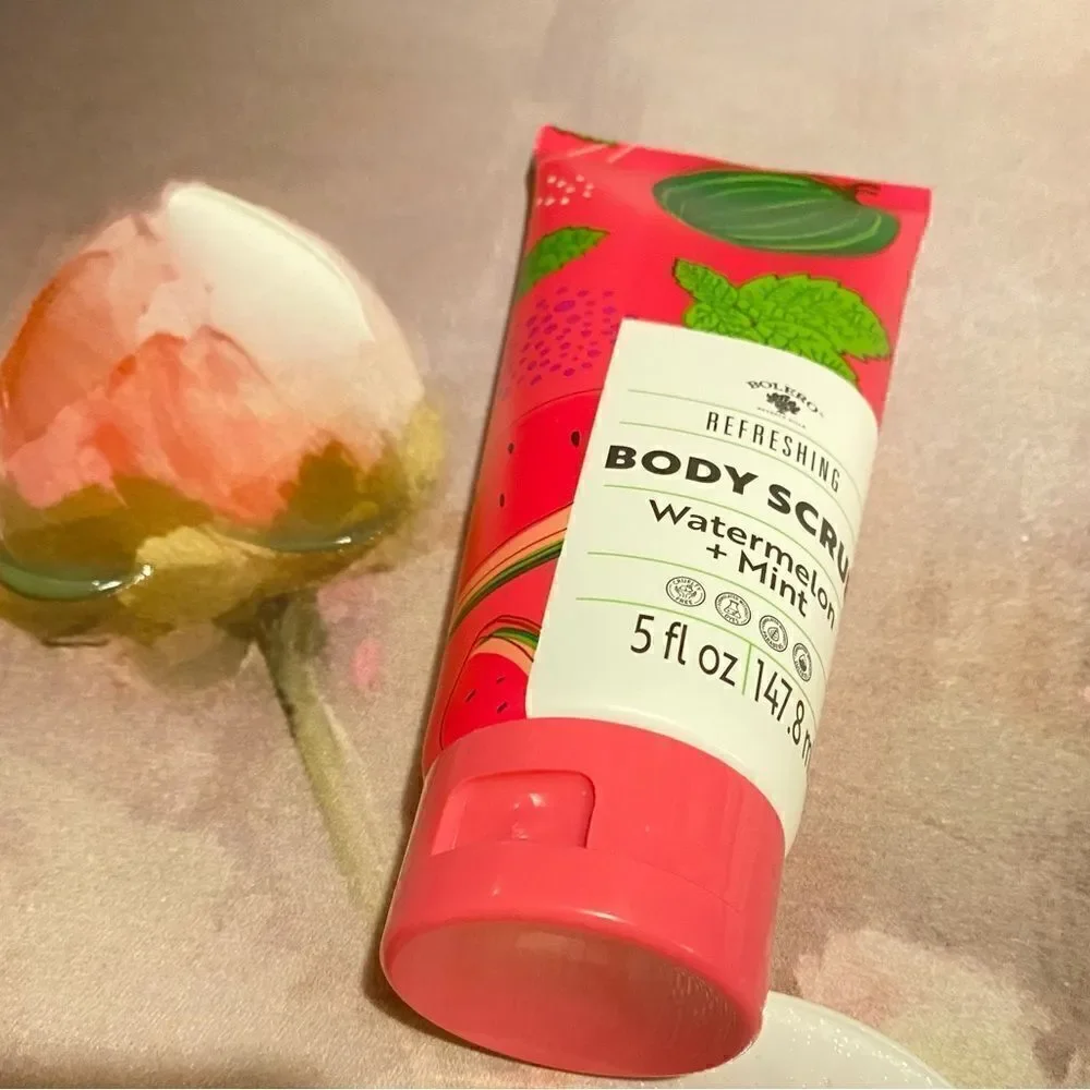 🛍️Bolero Beverly Hills pack of 2 Body scrub/watermelon + Mint Refreshing 5OZ🎀